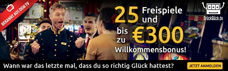 Druck Gluck casino bonus